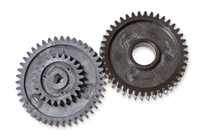 Rodas de engrenagem de plástico - As peças moldadas por injeção são usadas em pequenos motores e caixas de engrenagens